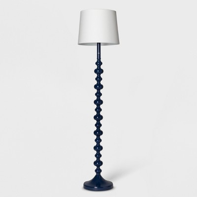 navy floor lamp