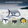 WestinTrends Azura Outdoor Patio HDPE Adirondack Ottoman Footrest - 3 of 4