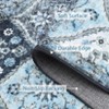Machine Washable Moroccan Trellis Rug, Stain Resistant & Non-Slip, Vintage Floral Farmhouse Carpet for Dining Room, Bedroom - 2 of 4