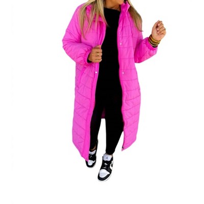 Women's Cozy Up Long Puffer Jacket - BLAKELEY
