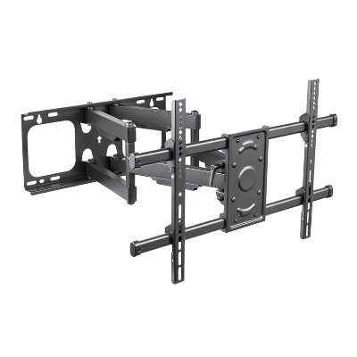 Stanley Tools Pro DIY Series 37-In. to 80-In. Full-Motion Dual-Arm TV Wall Mount, THX-DDS6415FM in Black