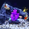 Unique Bargains Silicone Aquarium Simulation Horn Coral Fish Tank Landscape Decoration 3.39"x3.23" 1 Pc - 2 of 4