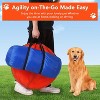 PVC Dog Agility Training Equipment Set - Stackable Cones & Hurdles, Easy Setup Versatile Tools for Speed & Fitness - 3 of 4