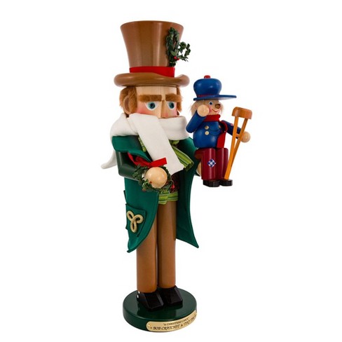 Kurt Adler 17-Inch Limited Edition Steinbach Bob Cratchit with Tiny Tim Nutcracker - image 1 of 4