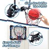Skirfy Basketball Hoop for Kids, Over The Door Mini Basketball Hoops, Indoor Basketball Set for with 4 Balls, Blue - 3 of 4