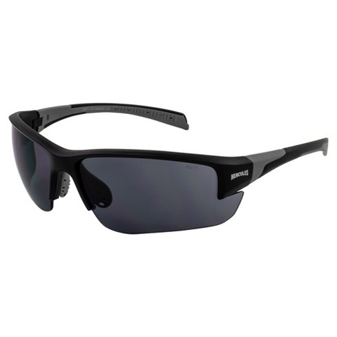 Men's Blade Rubberized Sport Sunglasses with Mirrored Lenses - All In  Motion™ Blue