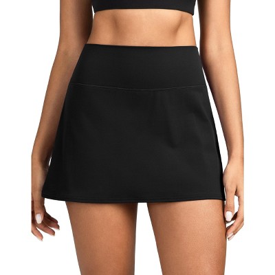 FIONECA Dreamlux Skirts for Women High Rise Athletic Golf Tennis Skorts Built-in Shorts with Pockets