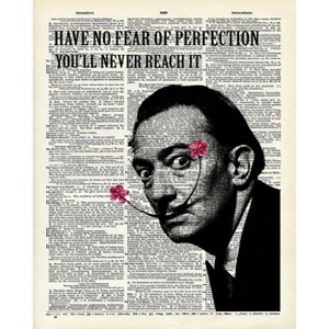Poster Master  Salvador Dali - Have No Fear of Perfection You'll Never Reach It - 1 of 2