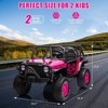 24V Kids Ride-On Truck Car, 2-Seater Electric Vehicle with Remote Control,for Boys and Girls - 3 of 4