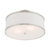 Livex Lighting Park Ridge 2 - Light Semi-Flush Mount in  Brushed Nickel - 4 of 4