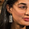 Ross-Simons Carved Mother-Of-Pearl Rectangular Drop Earrings With 14kt Yellow Gold - 2 of 3