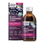 Gaia Herbs Black Elderberry Syrup - Immune Support Supplement - USDA Certified Organic Formula - 5.4 Fl Oz