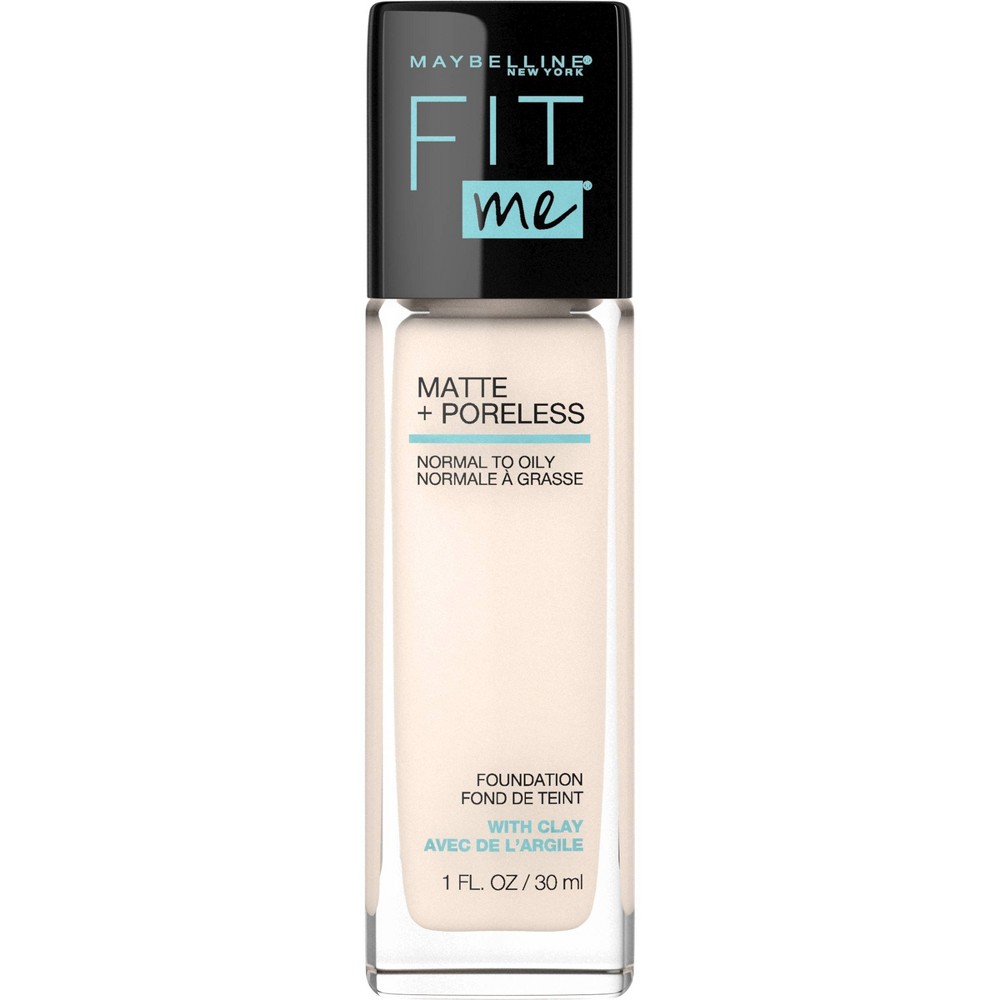 Maybelline Fit Me Matte + Poreless Oil Free Foundation - 102 Fair Porcelain - 1 fl oz