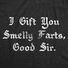 Baby Bodysuit I Gift You Smelly Farts Good Sir Funny Nasty Gas Novelty Graphic Jumper For Infants - Crazy Dog Baby Bodysuit - 2 of 4