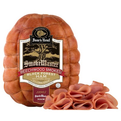 Boar&#39;s Head SmokeMaster Beechwood Smoked Black Forest Ham - Deli Fresh Sliced - price per lb