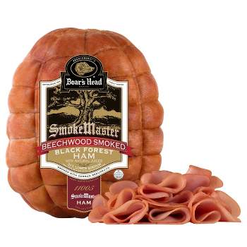Boar's Head SmokeMaster Beechwood Smoked Black Forest Ham - Deli Fresh Sliced - price per lb