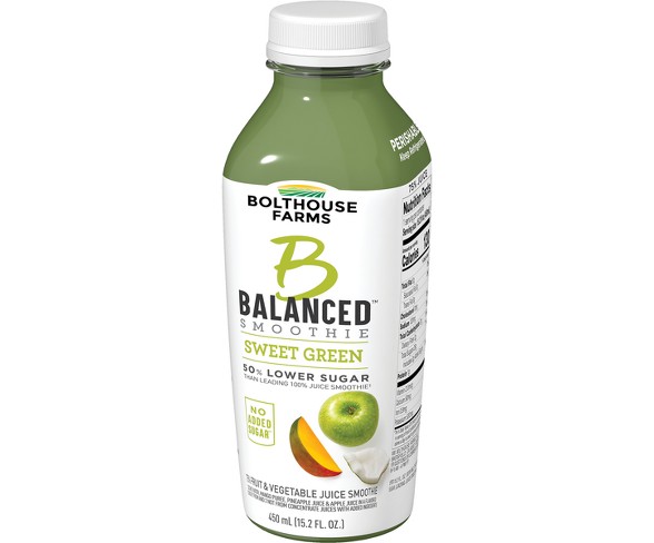 Bolthouse Farms B Balanced Sweet Greens Smoothie - 15.2oz