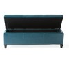 NicBex Modern 51.25" Storage Bench Wood Accent Stools with Cushioned Top for Bedroom and Entryway - 3 of 4