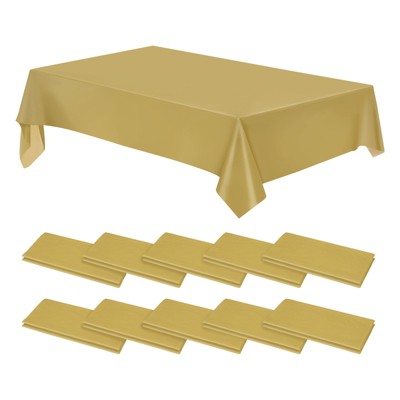 Crown Display 54 X 100' Cut To Size Disposable Plastic Tablecloth