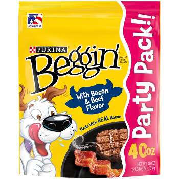 Beggin' Bacon, Pork and Beef Chewy Dog Treats - 40oz