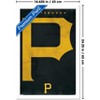 Trends International MLB Pittsburgh Pirates - Logo 25 Framed Wall Poster Prints - 3 of 4
