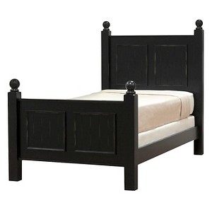 John Boyd Designs Notting Hill Collection Twin Poster Bed - Black