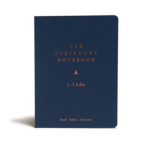 CSB Scripture Notebook, 1-3 John - by  Csb Bibles by Holman (Paperback) - image 1 of 1