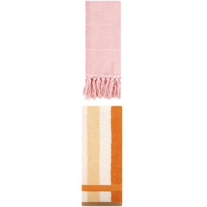 REGALWOVEN 2 Packs Cotton Absorbent Soft Decorative Bathroom Hand Towel for Kitchen - 1 of 4