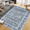 COZONY Vintage Style Reversible Area Rug, Non-Slip Machine Washable Soft Boho Rug for Living Room and Bedroom - 4 of 4