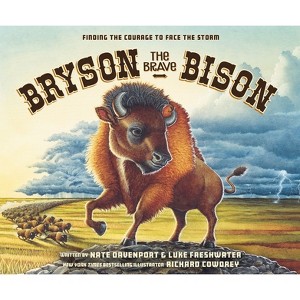 Bryson the Brave Bison - by  Nate Davenport & Luke Freshwater (Hardcover) - 1 of 1