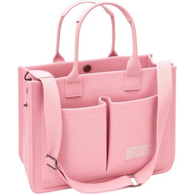 Tote Bag for Women With Compartments,Large Canvas Tote Women's Purse Crossbody Bags Work