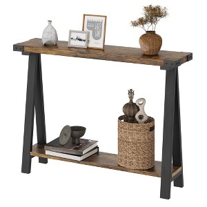 Whizmax Farmhouse Console Table, 43.3" Entryway Table with Storage for Living Room, Hallway, Entryway - 1 of 4