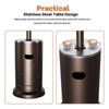 48,000 BTU Propane Patio Heater with Wheels, Round Table Design, Stainless Steel Burner, Tip-Over Protection for Home,  Commercial, Bro - 2 of 4