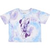 Disney Girl's Minnie Mouse Elegantly Sitting Tie-Dye Cropped T-Shirt - 2 of 4