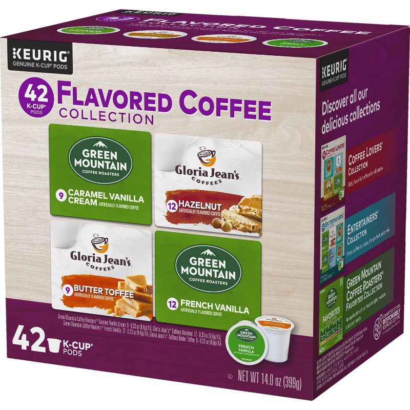 Keurig Flavored Coffee Collection Keurig K-Cup Coffee Pods Variety Pack Medium Roast - 42ct, 5 of 9