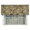 Valdosta Regal Style All Season 3" Rod Pocket Valance 50" x 17" Mist by RLF Home - 2 of 4