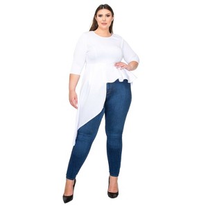 L I V D Women's Sanctuary Asymmetrical Peplum Top - 1 of 3
