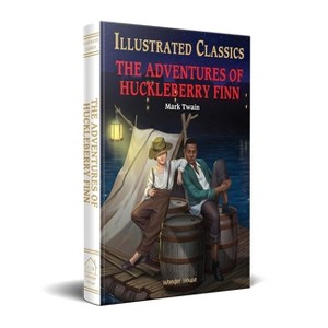 The Adventures of Huckleberry Finn - (Illustrated Classics) by  Mark Twain (Hardcover) - 1 of 1