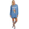 Kellogg's Women's Tony the Tiger Sleepshirt with Knee High Socks Pajama Set - 3 of 4