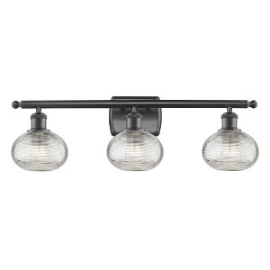 Ithaca - 3 Light Bath Vanity In Industrial Style-8 Inches Tall and 26 Inches Wide - 1 of 1