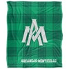 University Of Arkansas At Monticello Campus Plaid Spirit Silky Touch Super Soft Throw Blanket 50x60 - 2 of 4