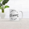 Crazy Dog T-Shirts Promoted To Mommy 2024 Mug Funny Family Baby Announcement Coffee Cup-11oz - 2 of 4