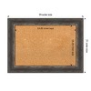 Amanti Art Bark Rustic Framed Corkboard, Natural Cork - 4 of 4