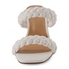 Dunes + CUSHIONAIRE Technology Women's Iris braided Heel Sandal +Memory Foam and Wide Widths Available - 3 of 4