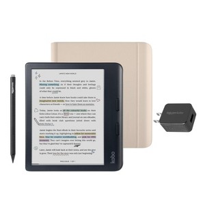 Kobo Libra Colour Black eReader with SleepCover Bundle - 1 of 4