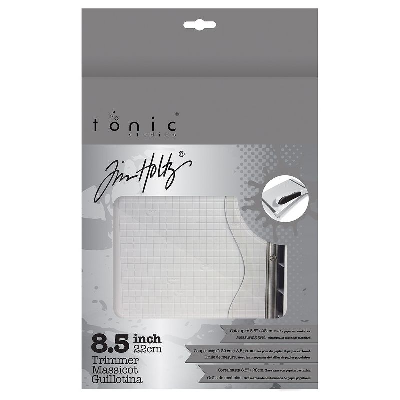Tim Holtz Paper Cutter Tool - Guillotine Paper Trimmer for Scrapbooking, Vinyl, and Craft Paper - 8.5 Inch Cutting Length with Ruler and Grid Lines, 1 of 11