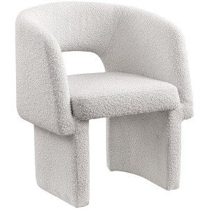 Meridian Furniture,Emmet Boucle Fabric Dining Chair / Accent Chair - 1 of 4