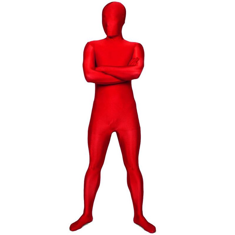 Seasonal Visions Red Morf Bodysuit Adult Costume, 1 of 2