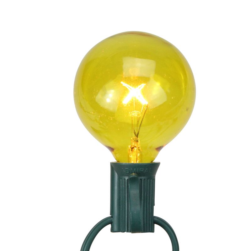 Northlight Pack of 25 Yellow G50 Incandescent Christmas Replacement Bulbs, 1 of 2