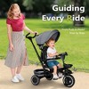 Kinder King 8 in 1 Kids Baby Stroller Tricycle Folding Toddler Trike w/Adjustable Push Handle - 2 of 4